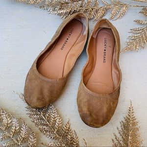 Lucky Brand Shoes - Lucky Brand Brown Leather Ballet Flats Lucky Brand Shoes - Lucky Brand Brown Leather Ballet Flats